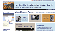 Desktop Screenshot of nhvirtualautismcenter.info